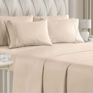SOLD KING SHEET SET - TAN